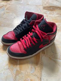 Nike Air Jordan 1 Mid Chicago bred -  taglia 45