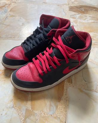 Nike Air Jordan 1 Mid Chicago bred -  taglia 45