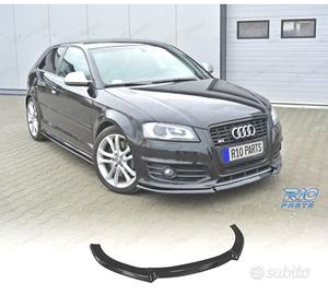 SPOILER LIP AUDI A3 8P 08-12 NERO LUCIDO