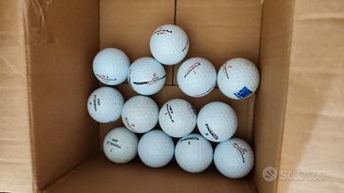 Palline da golf, di marche diverse, usate 61 pezzi