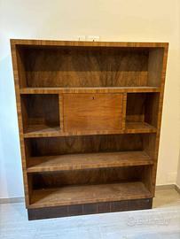 Libreria vintage in radica