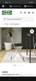 sedia pieghevole gunde Ikea 