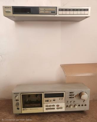 Sony TC-K81 – Piastra a cassette Hi-Fi Vintage