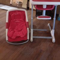 Seggiolone pappa+ sdraietta bebè comfort