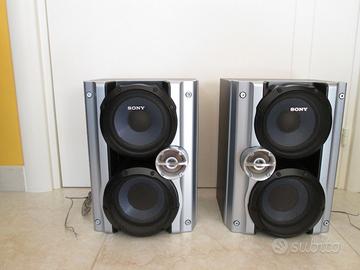 3  casse acustiche  con altoparlanti sony