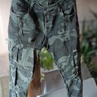 pantaloni donna militare 