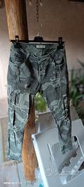 pantaloni donna militare 