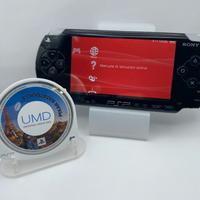 Sony PSP 1004 Nera + Gioco UMD Ratatouille