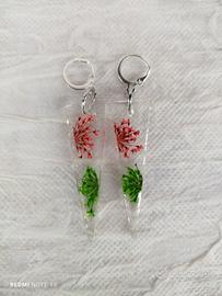 orecchini con fiori 
