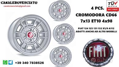 Cromodora CD66 7x13 et10 4x98 Fiat 124 128 e altre