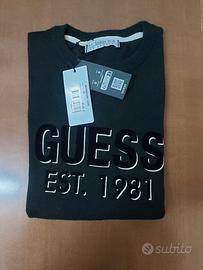 Maglione GUESS Nero "EST. 1981" - Taglia XS (NUOVO