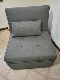 Poltrona letto pouf