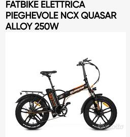 BICI ELETTRICA PRATICAMENTE NUOVA