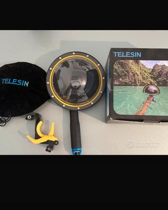 Telesin Dome Port per GoPro - NUOVA MAI USATA
