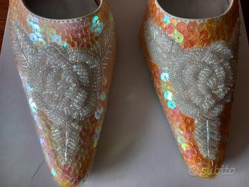 Scarpina elegante paillettes