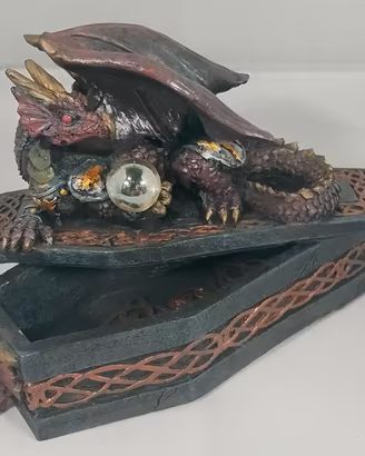 Portagioie / Cofanetto Fantasy Gothic Drago