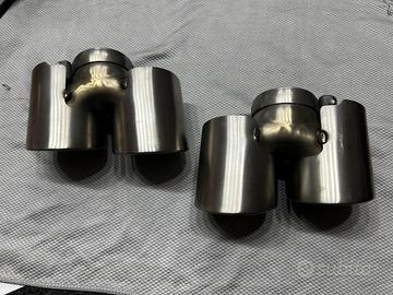 2 Terminali scarico originali Porsche Carrera