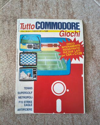 Rivista Tutto Commodore Giochi Anno 1 N1