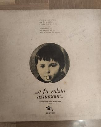 ...e fu subito Aznavour Lp C.Aznavour Barclay Rico