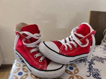 Scarpe converse rosse nr. 29