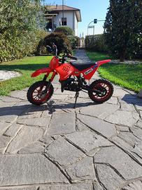 Mini moto Pit  Bike 50 cx rossa