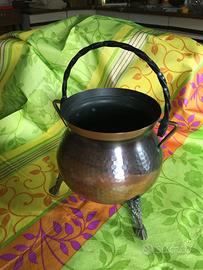 Vaso da fiori in rame