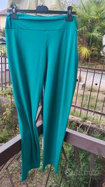 Pantaloni palazzo verdi 