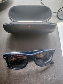 Ray-Ban Stories Wayfarer blu (L 53-18) + charging