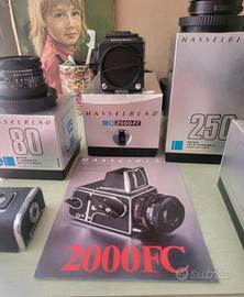 Hasselblad FC 2000 obiettivi  CF 80-120-250 