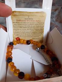 Bracciale donna/mamma in vera Ambra baltica