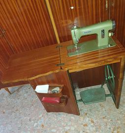ANTICA MACCHINA CUCIRE PEDALE VINTAGE UNION MOBILE