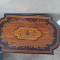 Tavolino antico in stile Luigi XV/XVI – Intarsiato