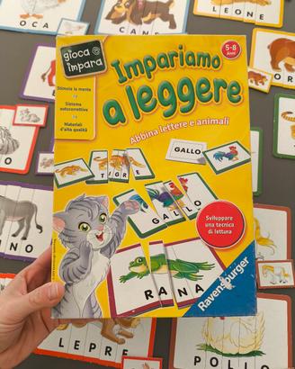 Impariamo a leggere, gioco educativo 5-8 anni
