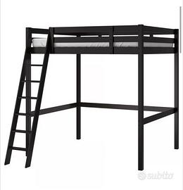 Letto soppalco Ikea con materasso