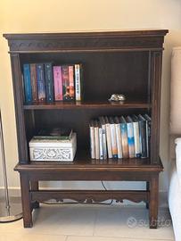libreria in noce vintage