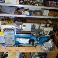 Tornio da banco FERVI 0716 + ingranaggi