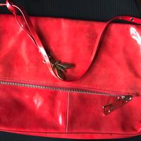 Borsa postina di vernice rossa Patrizia Pepe