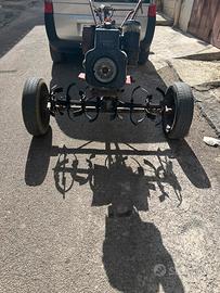 Motozappa lombardini nuova e carrello