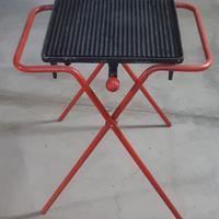 Griglia a gas 40x45 cm con piastra in ghisa