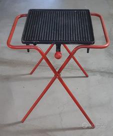 Griglia a gas 40x45 cm con piastra in ghisa