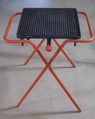 Griglia a gas 40x45 cm con piastra in ghisa