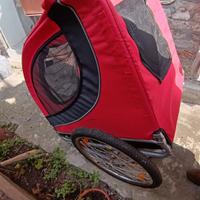 Carretto cane per bici