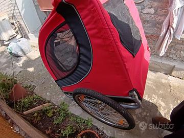 Carretto cane per bici