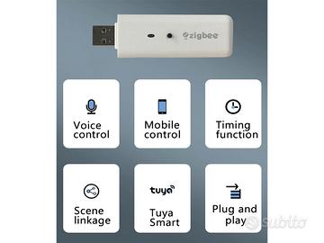 Gateway ZigBee USB Wireless Senza Cavo