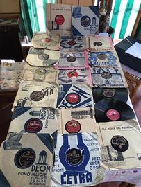 Dischi in bachelite 78 giri per grammofono