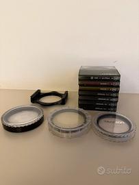 Lotto filtri a lastra di vetro Cokin porta filtri