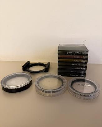 Lotto filtri a lastra di vetro Cokin porta filtri