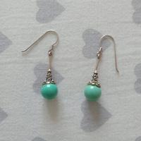 Orecchini Artigianali Argento 925 & Perle Turchese
