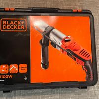 Trapano Black+Decker 1100W a percussione due veloc