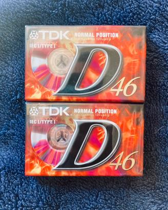 Audiocassette TDK anni 90 nuove